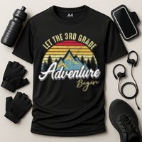 Retro Let the 3rd Grade Adventure Begin Fourth Grade Teacher Performance Shirt
