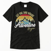 Retro Let the 3rd Grade Adventure Begin Fourth Grade Teacher Tall T-Shirt