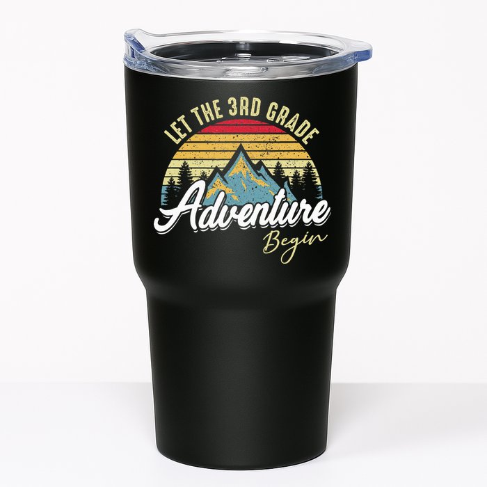 Retro Let the 3rd Grade Adventure Begin Fourth Grade Teacher Tumbler