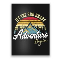 Retro Let the 3rd Grade Adventure Begin Fourth Grade Teacher Poster