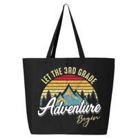 Retro Let the 3rd Grade Adventure Begin Fourth Grade Teacher 25L Jumbo Tote