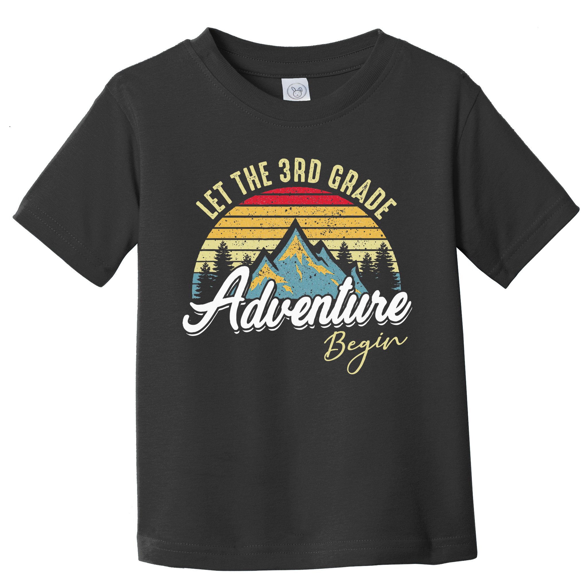 Retro Let the 3rd Grade Adventure Begin Fourth Grade Teacher Toddler T-Shirt