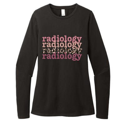 Radiology Leopard Technician Xray Tech Boho Nurse Men Women Womens CVC Long Sleeve Shirt