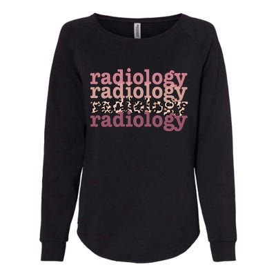 Radiology Leopard Technician Xray Tech Boho Nurse Men Women Womens California Wash Sweatshirt