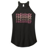 Radiology Leopard Technician Xray Tech Boho Nurse Men Women Women's Perfect Tri Rocker Tank