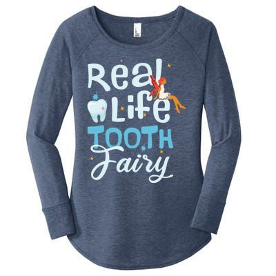 Real Life Tooth Fairy Tooth Teeth Cool Gift Women's Perfect Tri Tunic Long Sleeve Shirt