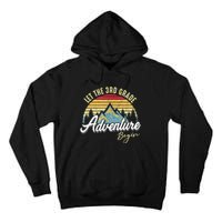 Retro Let The 3rd Grade Adventure Begin Fourth Grade Teacher Tall Hoodie