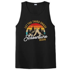 Retro Let The Third Grade Adventure Begin Teachers Students PosiCharge Competitor Tank