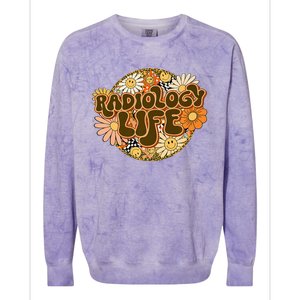 Radiology Life Tee Xray Design Radiologic Technologist Premium Colorblast Crewneck Sweatshirt