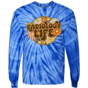 Radiology Life Tee Xray Design Radiologic Technologist Premium Tie-Dye Long Sleeve Shirt