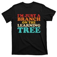 Retro Learning Tree Branch Design T-Shirt