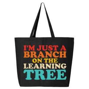 Retro Learning Tree Branch Design 25L Jumbo Tote