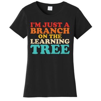 Retro Learning Tree Branch Design Women's T-Shirt