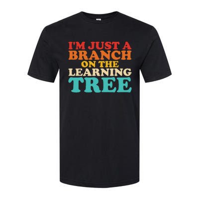 Retro Learning Tree Branch Design Softstyle CVC T-Shirt