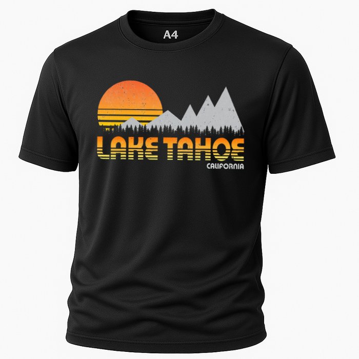 Retro Lake Tahoe California Performance Shirt