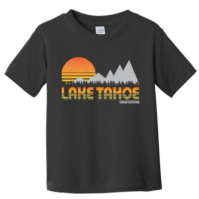 Retro Lake Tahoe California Toddler T-Shirt