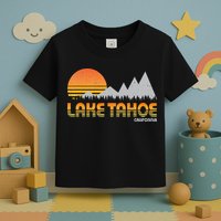 Retro Lake Tahoe California Toddler T-Shirt