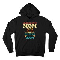 Retro Leveling Up To Mom Again 2024 Promoted To Mommy Hoodie