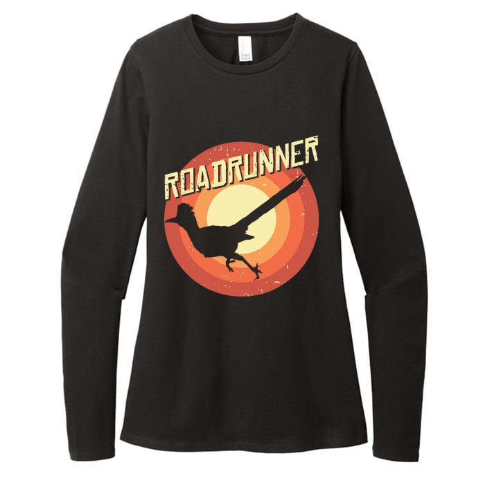 Roadrunner Lover Vintage Distressed Retro Womens CVC Long Sleeve Shirt