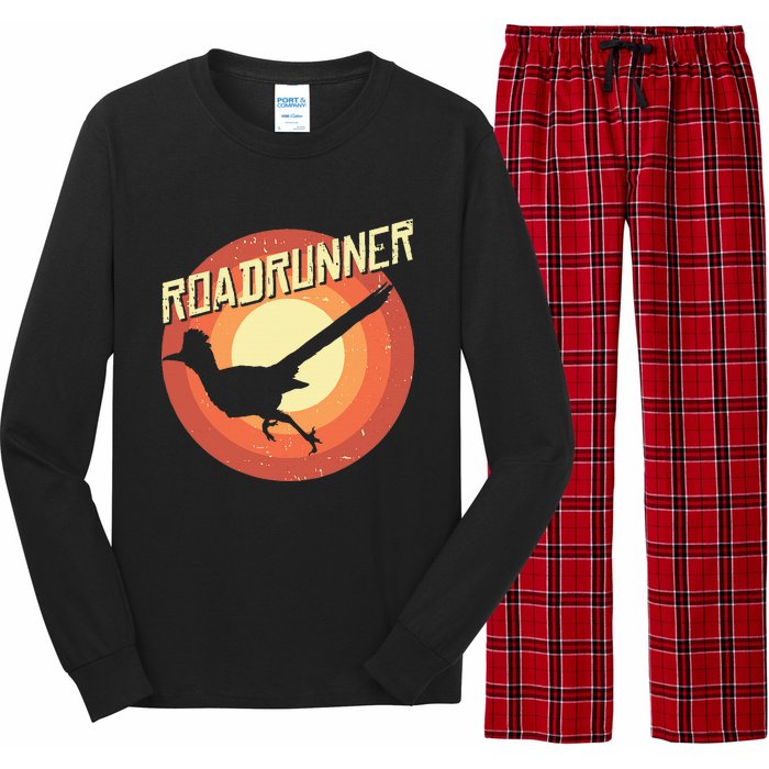 Roadrunner Lover Vintage Distressed Retro Long Sleeve Pajama Set