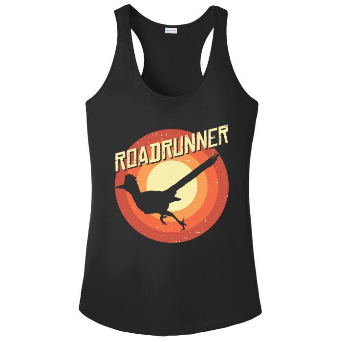 Roadrunner Lover Vintage Distressed Retro Ladies PosiCharge Competitor Racerback Tank