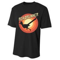 Roadrunner Lover Vintage Distressed Retro Performance Sprint T-Shirt