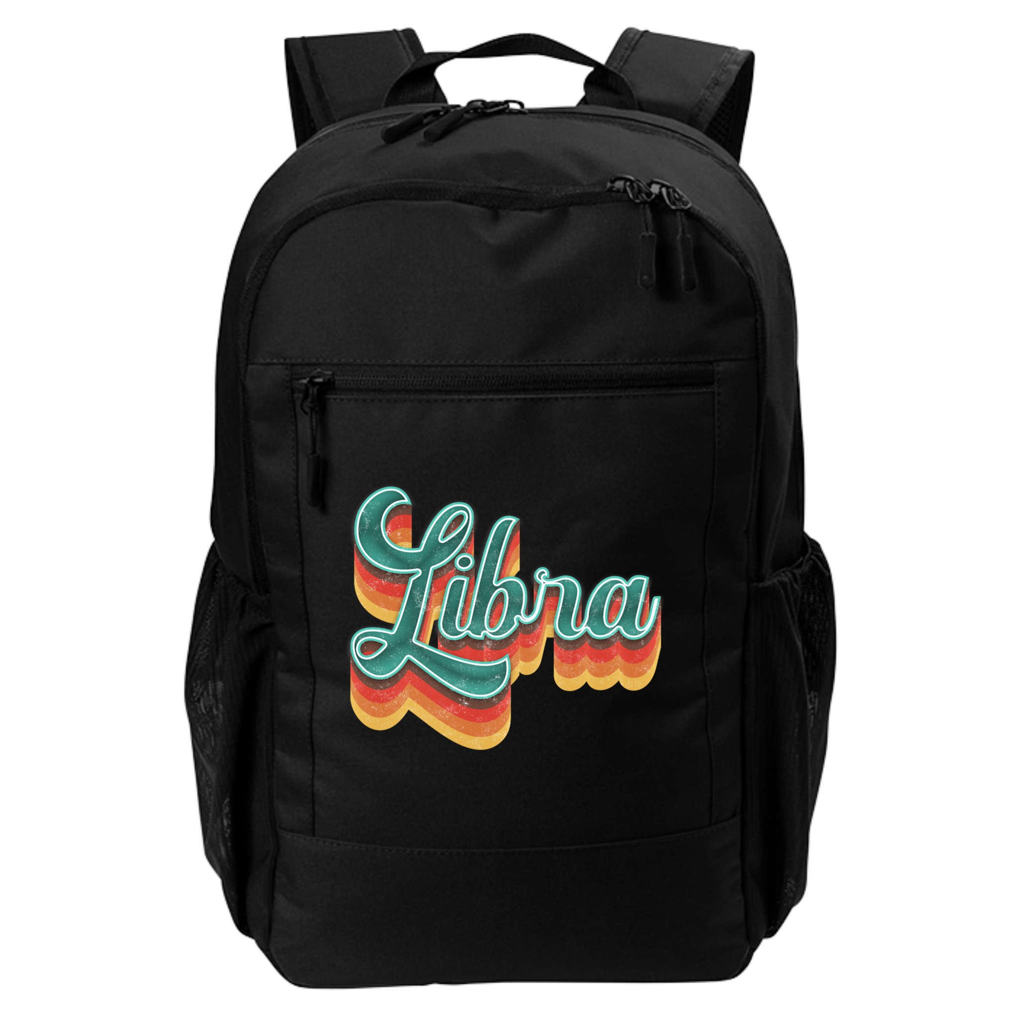 Retro Libra Vintage Retro Style Libra Zodiac Meaningful Gift Backpack
