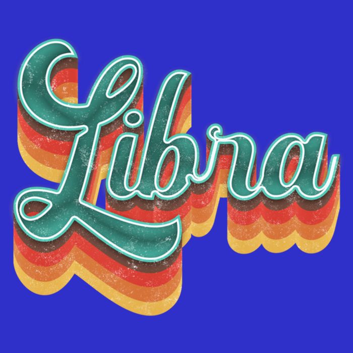 Retro Libra Vintage Retro Style Libra Zodiac Meaningful Gift Womens Tank Top