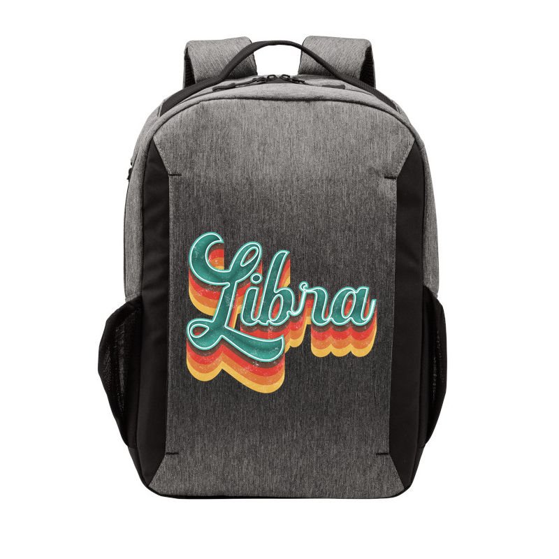 Retro Libra Vintage Retro Style Libra Zodiac Meaningful Gift Vector Backpack