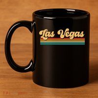 Retro Las Vegas 11oz C Handle Ceramic Mug