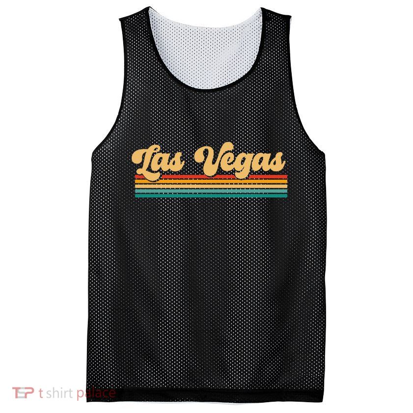 Retro Las Vegas Mesh Reversible Basketball Jersey Tank
