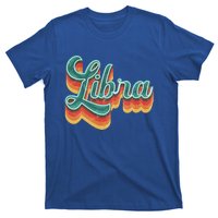 Retro Libra Vintage Retro Style Libra Zodiac Cool Gift T-Shirt