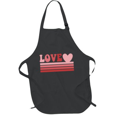 Rainbow Love Valentine Graphic Apron
