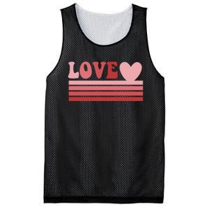 Rainbow Love Valentine Graphic Mesh Reversible Basketball Jersey Tank