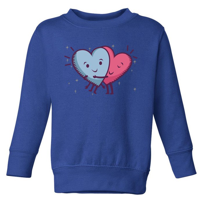 Rotic Loving Valentine's Day Hearts For Lovers Gift Toddler Sweatshirt