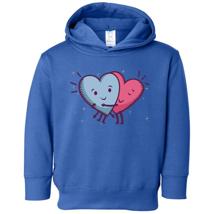 Rotic Loving Valentine's Day Hearts For Lovers Gift Toddler Hoodie