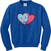 Rotic Loving Valentine's Day Hearts For Lovers Gift Kids Sweatshirt