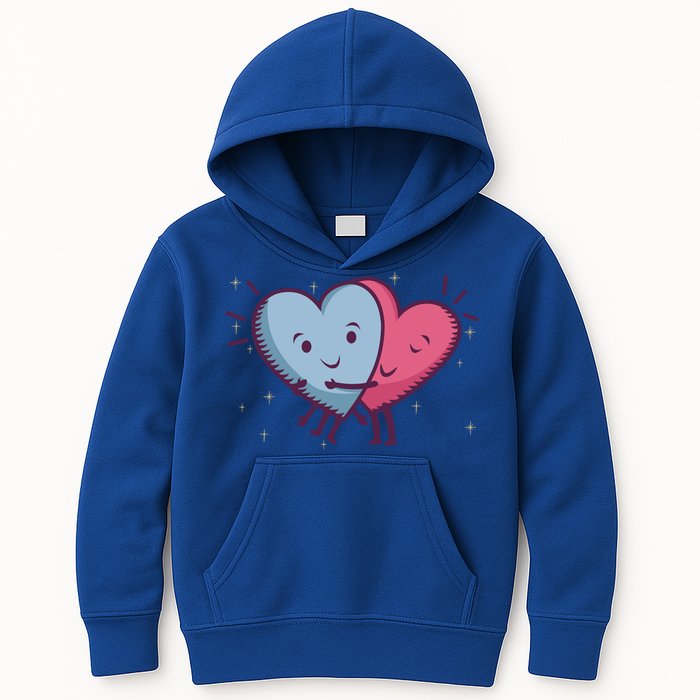 Rotic Loving Valentine's Day Hearts For Lovers Gift Kids Hoodie