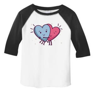 Rotic Loving Valentine's Day Hearts For Lovers Gift Toddler Fine Jersey T-Shirt