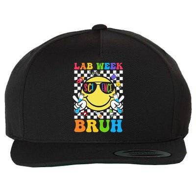 Retro Lab Week Bruh 2025 Lab Scientist For Teacher Student Wool Snapback Cap