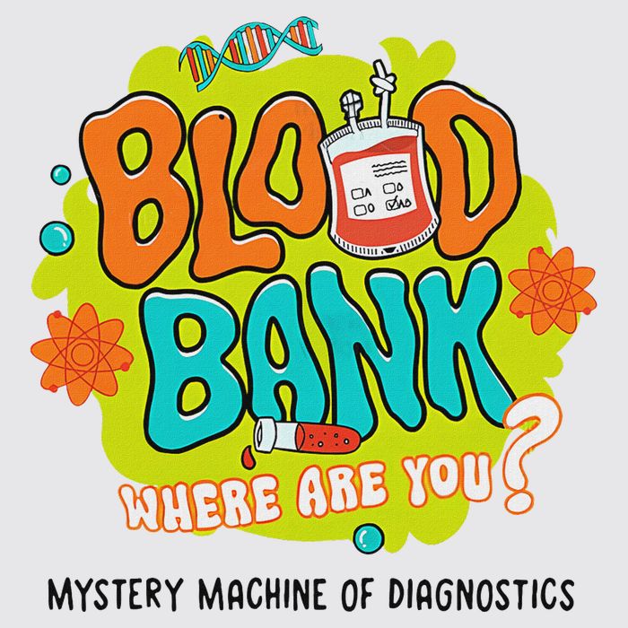 Retro Lab Week 2025 Blood Bank Team Mls Mlt Lab Scientist Womens Funnel Neck Pullover Hood
