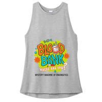 Retro Lab Week 2025 Blood Bank Team Mls Mlt Lab Scientist Ladies PosiCharge Tri-Blend Wicking Tank