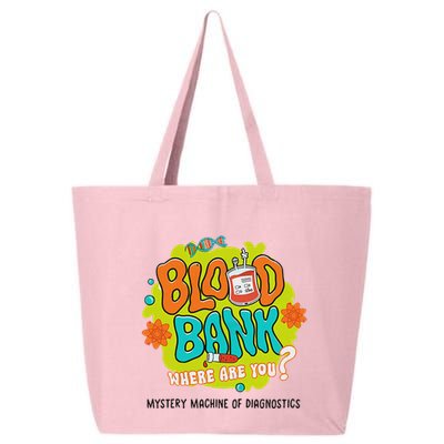 Retro Lab Week 2025 Blood Bank Team Mls Mlt Lab Scientist 25L Jumbo Tote