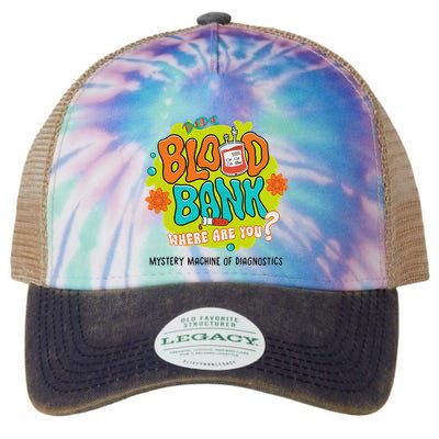 Retro Lab Week 2025 Blood Bank Team Mls Mlt Lab Scientist Legacy Tie Dye Trucker Hat