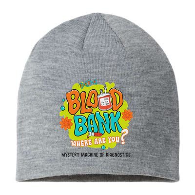 Retro Lab Week 2025 Blood Bank Team Mls Mlt Lab Scientist Sustainable Beanie