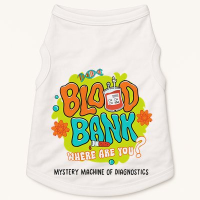 Retro Lab Week 2025 Blood Bank Team Mls Mlt Lab Scientist Doggie Tank