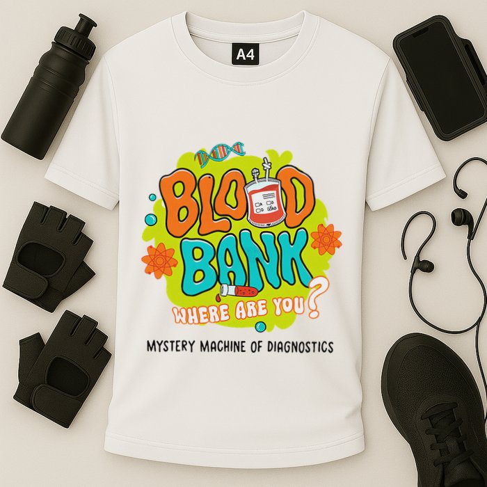 Retro Lab Week 2025 Blood Bank Team Mls Mlt Lab Scientist Performance Shirt