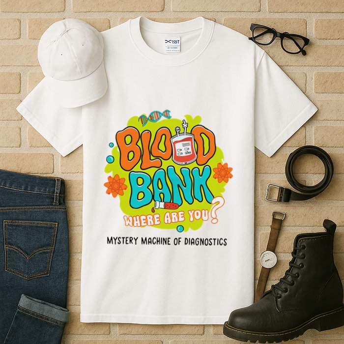 Retro Lab Week 2025 Blood Bank Team Mls Mlt Lab Scientist Tall T-Shirt