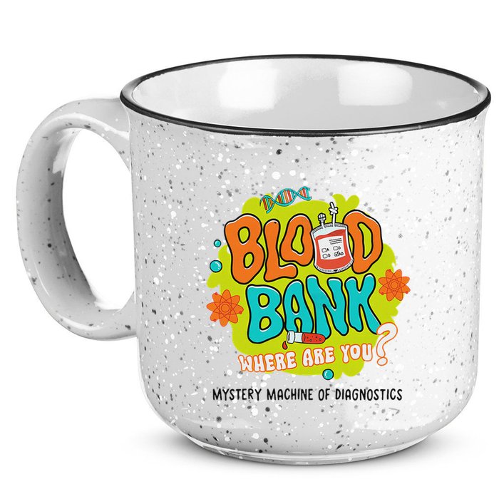 Retro Lab Week 2025 Blood Bank Team Mls Mlt Lab Scientist 15oz Campfire Ceramic Mug