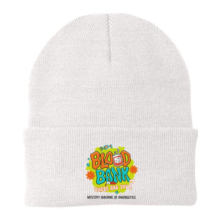 Retro Lab Week 2025 Blood Bank Team Mls Mlt Lab Scientist Beanie